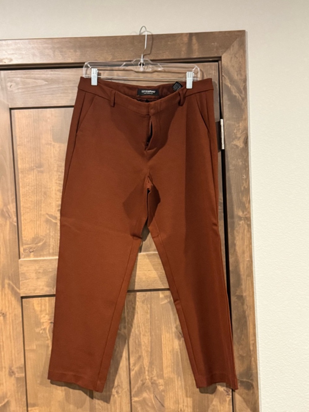 Liverpool Women's Rust Brown Stretch Kelsey Trousers